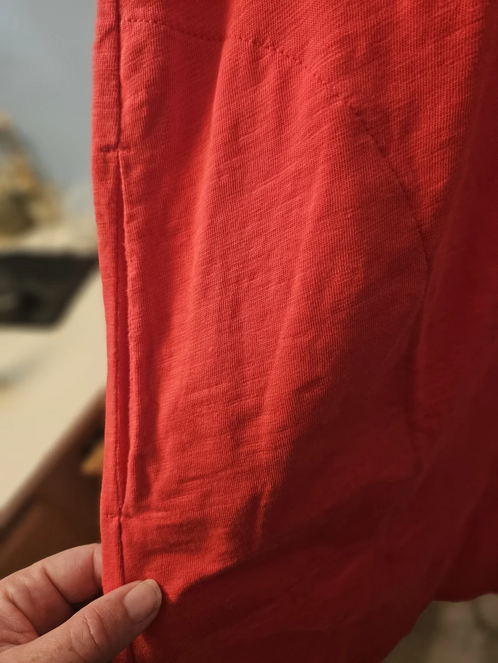 🎉 3 Items/$15 🎉 Old Navy Coral-Red Sleeveless Midi Shift Dress w/ Pockets!